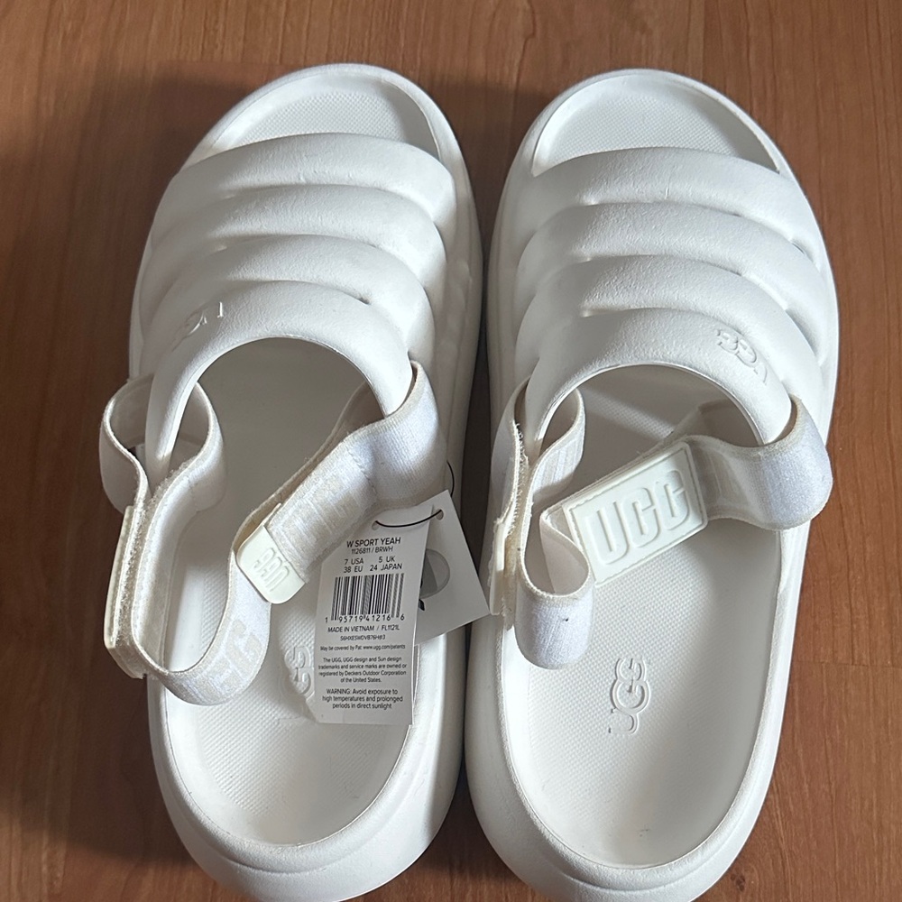 UGG White Women's Sandals